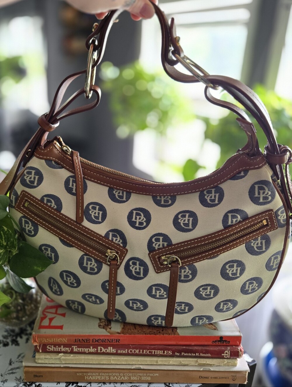 Dooney & Bourke Medallions Circle Hobo Shoulder Bag